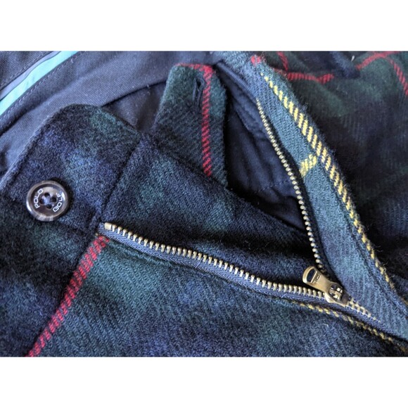 POLO RALPH LAUREN Blackwatch Tartan Golf 36 X 33 Tweed Wool Flannel TROUSER Pant - Picture 6 of 10